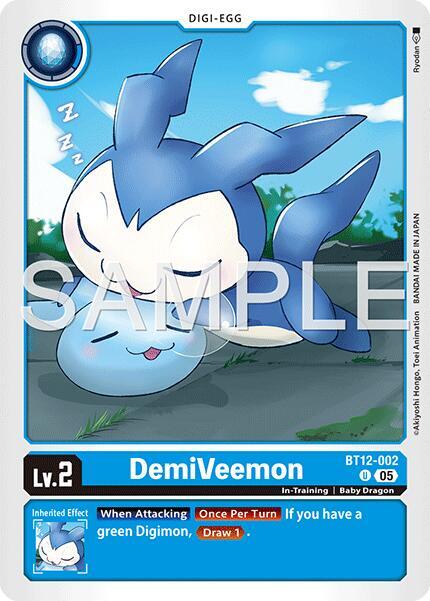 DemiVeemon - BT12-002 (Reprint) - Advanced Booster Digimon Generation (AD-01)