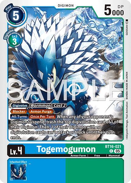 Togemogumon (Reprint) - Advanced Booster Digimon Generation (AD-01)