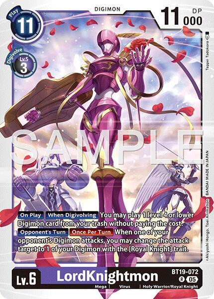 LordKnightmon - BT19-072 (Reprint) - Advanced Booster Digimon Generation (AD-01)