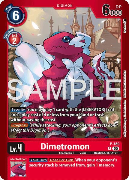 Dimetromon - P-189 - Limited Card Pack -Another Knight- (LM-07)