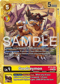 GeoGreymon - BT12-038 (Gold Border) - Advanced Booster Digimon Generation (AD-01)