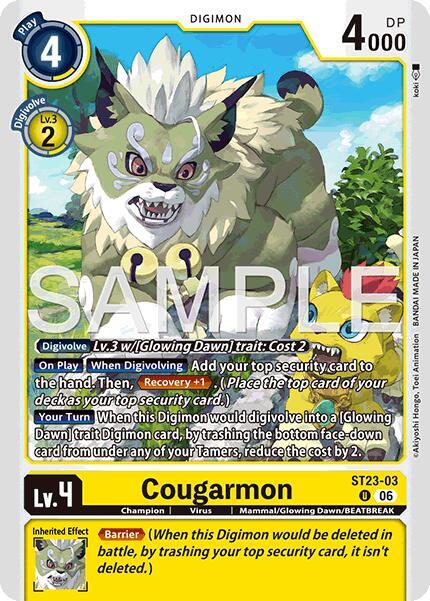 Cougarmon - Starter Deck 23: Beatbreak (ST-23)
