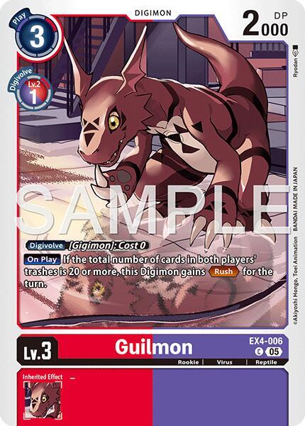 Guilmon - EX4-006 (Reprint) - Advanced Booster Digimon Generation (AD-01)