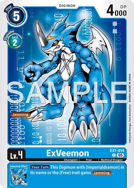 ExVeemon - EX1-014 (Reprint) - Advanced Booster Digimon Generation (AD-01)