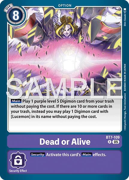 Dead or Alive (Reprint) - Advanced Booster Digimon Generation (AD-01)