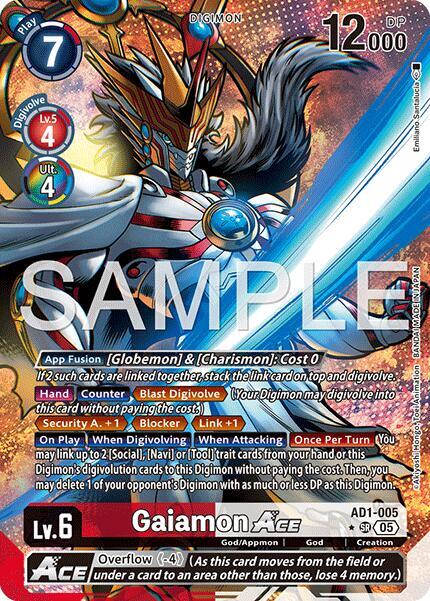 Gaiamon ACE (Alternate Art) - Advanced Booster Digimon Generation (AD-01)