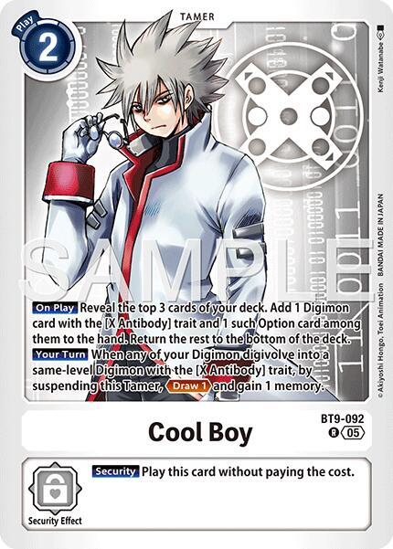 Cool Boy - BT9-092 (Reprint) - Advanced Booster Digimon Generation (AD-01)