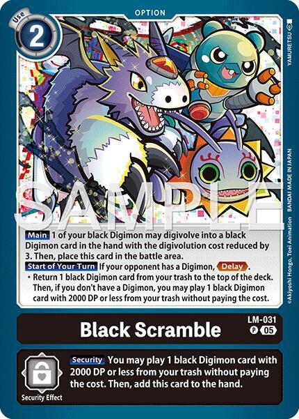 Black Scramble (Reprint) - Advanced Booster Digimon Generation (AD-01)