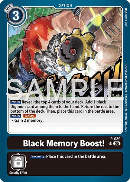 Black Memory Boost! (Reprint) - Advanced Booster Digimon Generation (AD-01)