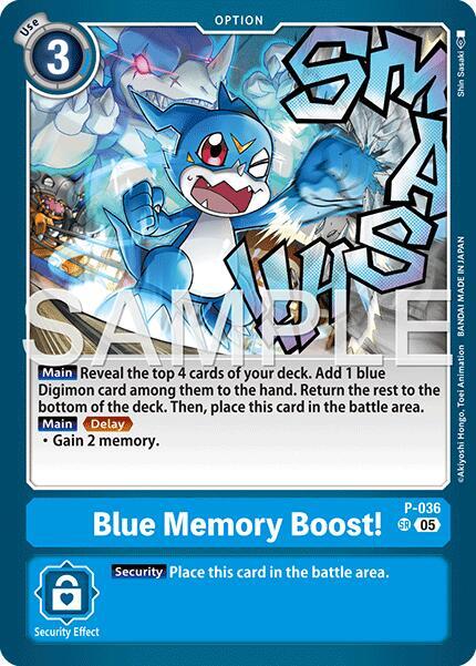 Blue Memory Boost! (Reprint) - Advanced Booster Digimon Generation (AD-01)