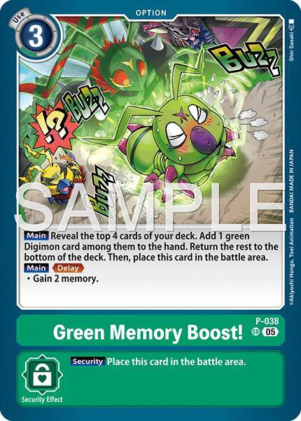 Green Memory Boost! (Reprint) - Advanced Booster Digimon Generation (AD-01)