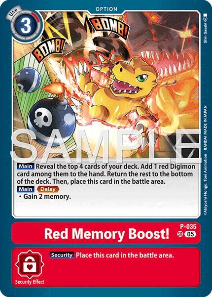 Red Memory Boost! (Reprint) - Advanced Booster Digimon Generation (AD-01)