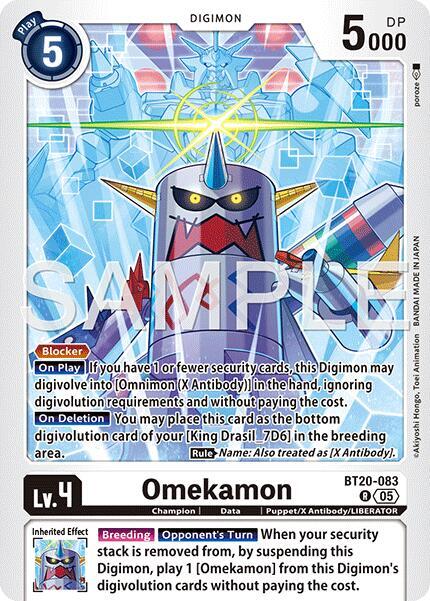 Omekamon - BT20-083 (Reprint) - Advanced Booster Digimon Generation (AD-01)