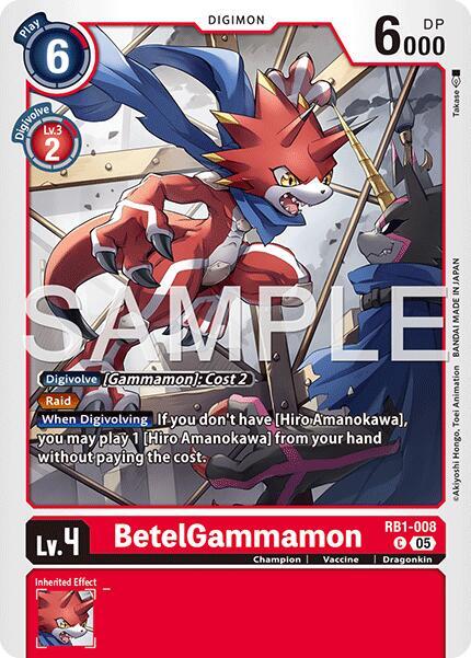 BetelGammamon - RB1-008 (Reprint) - Advanced Booster Digimon Generation (AD-01)