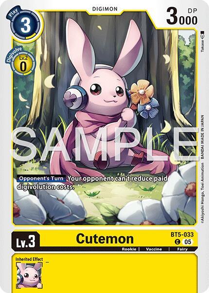 Cutemon (Reprint) - Advanced Booster Digimon Generation (AD-01)