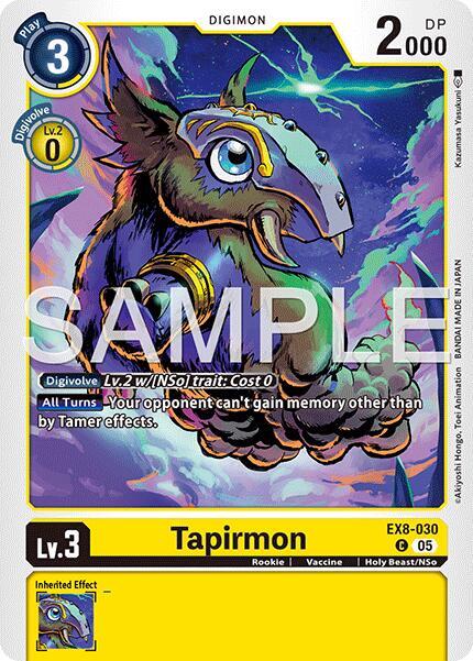 Tapirmon (Reprint) - Advanced Booster Digimon Generation (AD-01)