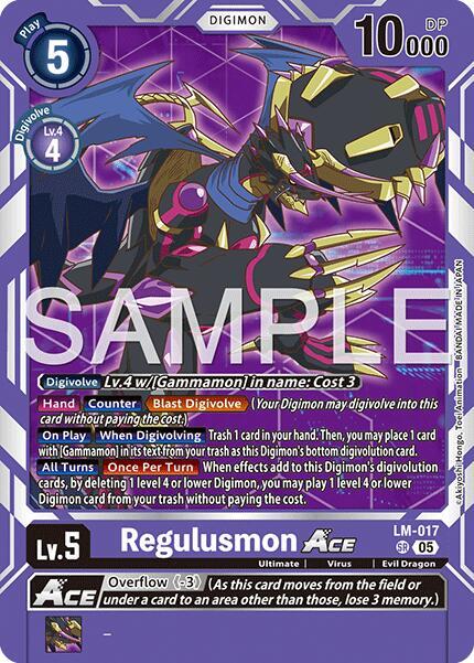 Regulusmon ACE (Reprint) - Advanced Booster Digimon Generation (AD-01)