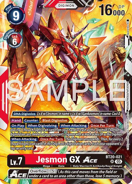 Jesmon GX ACE (Reprint) - Advanced Booster Digimon Generation (AD-01)