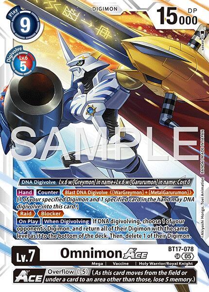 Omnimon ACE (Reprint) - Advanced Booster Digimon Generation (AD-01)