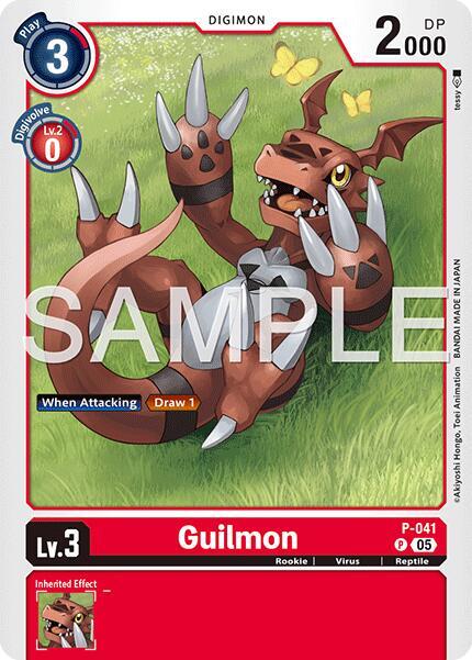 Guilmon - P-041 (Reprint) - Advanced Booster Digimon Generation (AD-01)