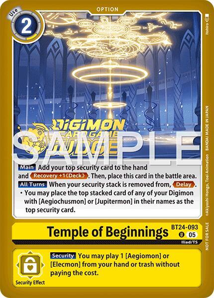 Temple of Beginnings (Judge Pack 9) - Time Stranger (BT-24)