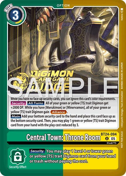 Central Town: Throne Room (Judge Pack 9) - Time Stranger (BT-24)