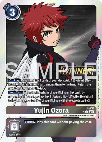 Yujin Ozora (Store Tournament 2026 Vol. 2 Winner Pack) - Digimon Promotion Cards (D-PR)