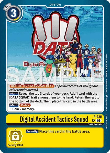 Digital Accident Tactics Squad (Store Tournament 2026 Vol. 2 Participation Pack) - Digimon Promotion Cards (D-PR)
