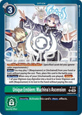 Unique Emblem: Machina's Ascension (Store Tournament 2026 Vol. 2 Participation Pack) - Digimon Promotion Cards (D-PR)