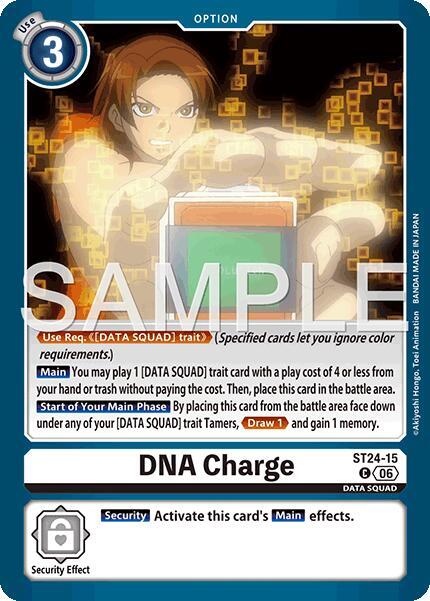 DNA Charge - Starter Deck 24: Data Squad (ST-24)