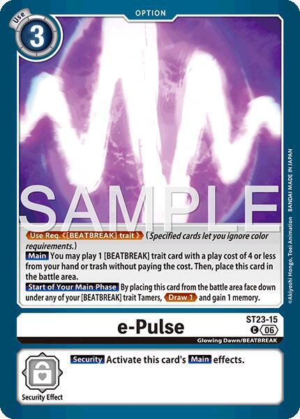 e-Pulse - Starter Deck 23: Beatbreak (ST-23)