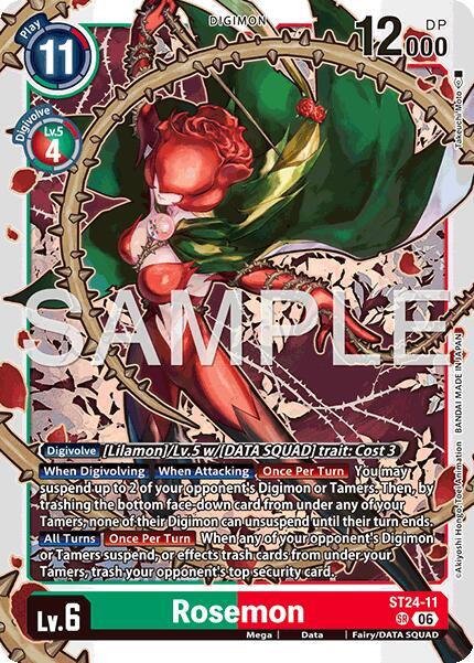 Rosemon - Starter Deck 24: Data Squad (ST-24)