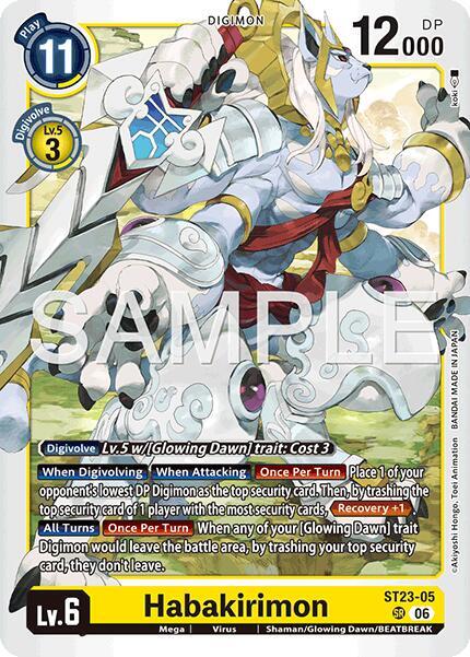 Habakirimon - Starter Deck 23: Beatbreak (ST-23)