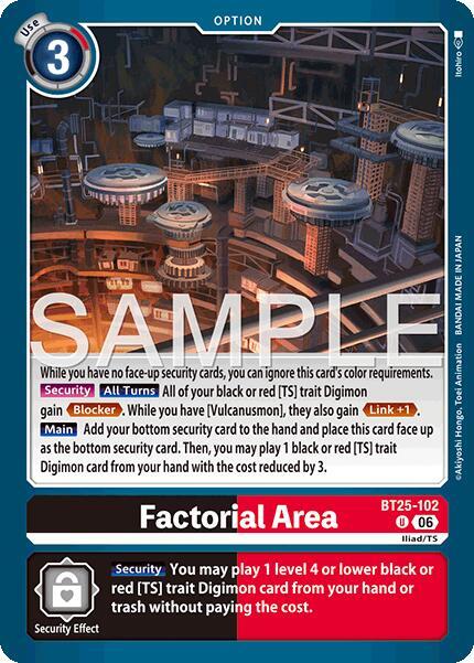 Factorial Area - Dual Revolution (BT-25)
