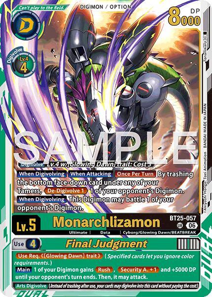 Monarchlizamon // Final Judgement - Dual Revolution (BT-25)