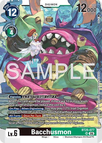 Bacchusmon - Dual Revolution (BT-25)