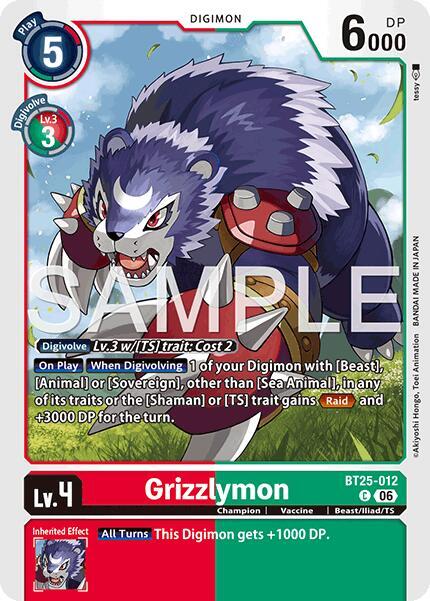 Grizzlymon - BT25-012 - Dual Revolution (BT-25)