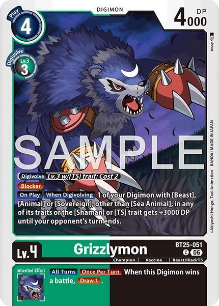 Grizzlymon - BT25-051 - Dual Revolution (BT-25)