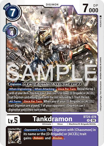 Tankdramon - Dual Revolution (BT-25)