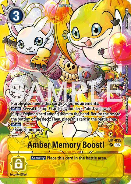 Amber Memory Boost! (Alternate Art) - Starter Deck 23: Beatbreak (ST-23)