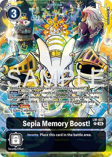 Sepia Memory Boost! (Alternate Art) - Starter Deck 23: Beatbreak (ST-23)