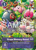 Grape Memory Boost! (Alternate Art) - Starter Deck 23: Beatbreak (ST-23)