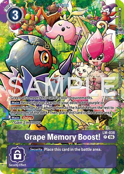 Grape Memory Boost! (Alternate Art) - Starter Deck 23: Beatbreak (ST-23)