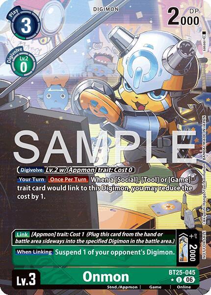 Onmon (Full Art) - Dual Revolution (BT-25)