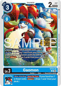 Gaomon (Welcome Tamers Pack Vol.2) - Starter Deck 24: Data Squad Release Event Cards (ST-24_PR)