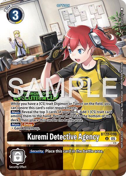Kuremi Detective Agency (Evolution Cup 2026 Vol. 2) - Cyber Eden (BT-22)