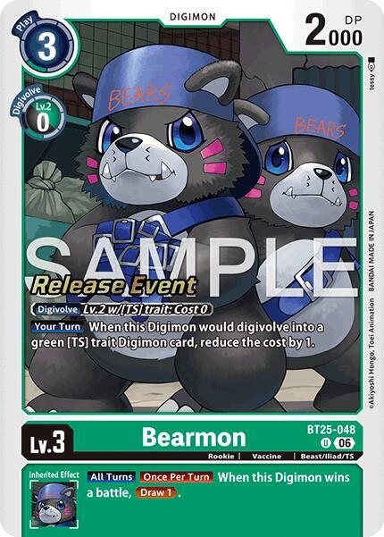 Bearmon - BT25-048 - Dual Revolution Release Event Cards (BT-25_PR)