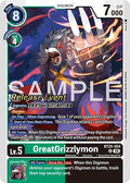 GreatGrizzlymon - Dual Revolution Release Event Cards (BT-25_PR)