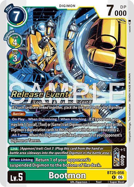 Bootmon - Dual Revolution Release Event Cards (BT-25_PR)