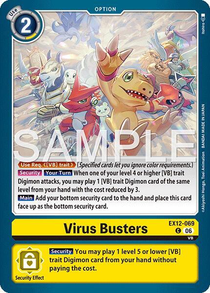 Virus Busters - Digital World Shambala (EX-12)